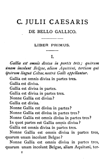 Talks with Caesar: De Bello Gallico by Sauveur (Hardcover)
